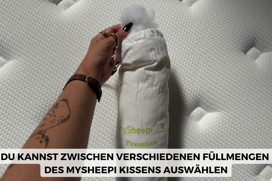 mysheepi kissen füllmenge